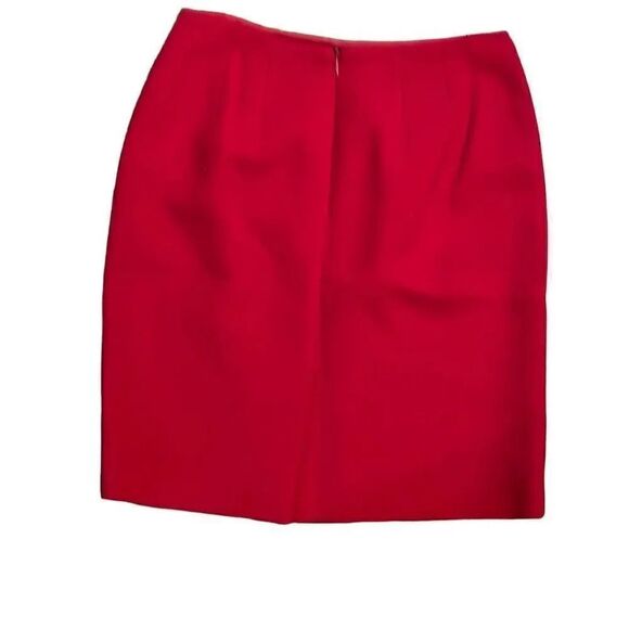 Dana buchman fully lined red skirt. 8 petite - Picture 3 of 3